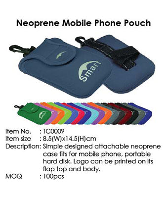 Neoprene Mobile Phone Pouch - Tredan Connections