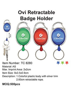 Ovi Retractable Badge Holder - Tredan Connections