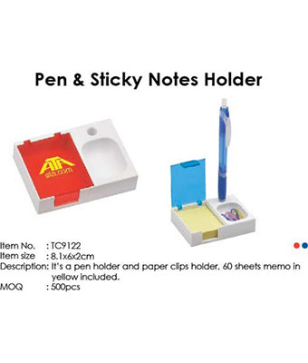 Pen & Sticky Notes Holder - Tredan Connections