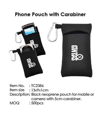 Phone Pouch with Carabiner - Tredan Connections