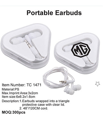 Portable Earbuds - Tredan Connections