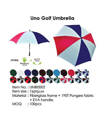 Uno Golf Umbrella - Tredan Connections