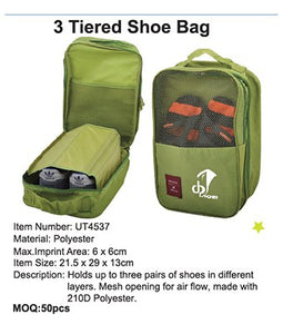 3 Tiered Shoe Bag - Tredan Connections