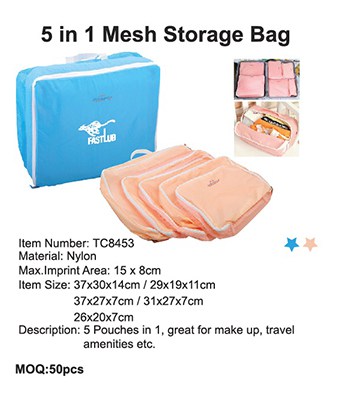 5 in 1 Mesh Storage Bag - Tredan Connections