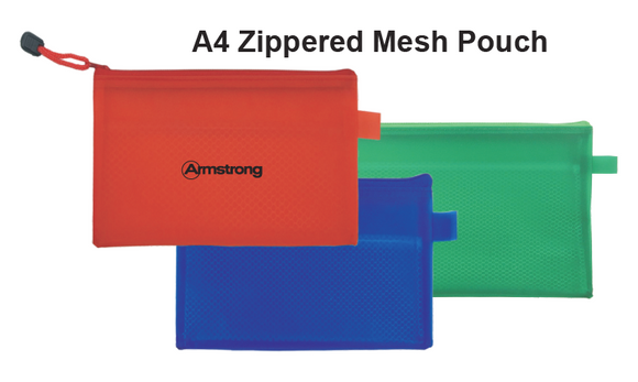 A4 Zippered Mesh Pouch - Tredan Connections