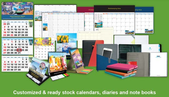 Customised Calendars, Diaries and Note Books