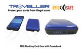 RFID Blocking Card case with Power Bank - Tredan Connections