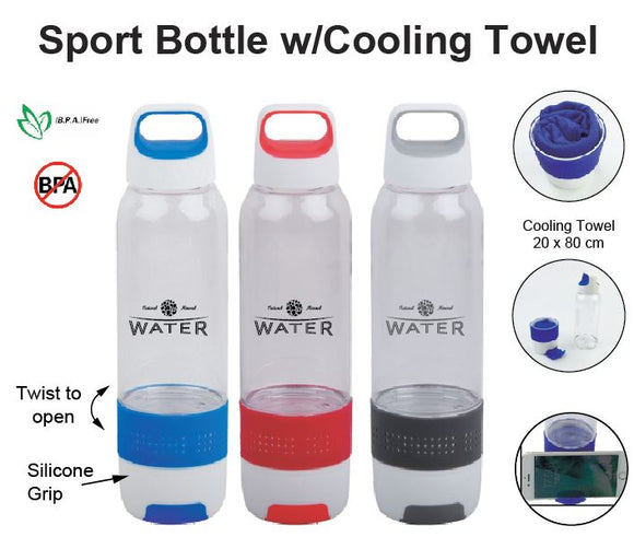 Sport Bottle with Cooling Towel - Tredan Connections