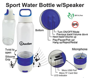 Sport Water Bottle with Speaker - Tredan Connections