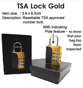 TSA Lock Gold - Tredan Connections