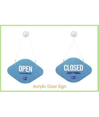 Acrylic Door Sign - Tredan Connections