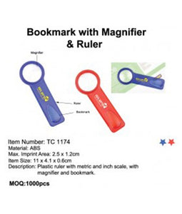 Bookmark with Magnifier & Ruler - Tredan Connections