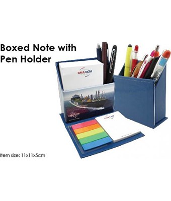 Boxed Note with Pen Holder - Tredan Connections