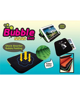 Bubble Bag- Tablet iPad Bag and Stand. - Tredan Connections