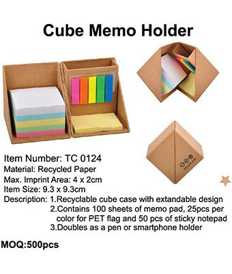 Cube Memo Holder - Tredan Connections