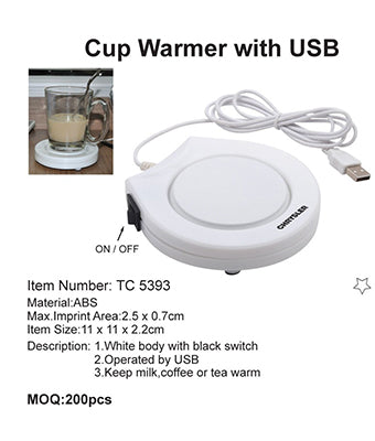 Cup Warmer with USB - Tredan Connections