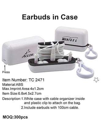 Earbuds in Case - Tredan Connections