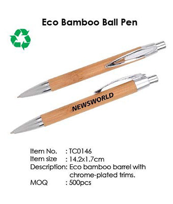 Eco Bamboo Ball Pen - Tredan Connections
