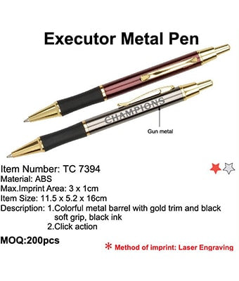 Executor Metal Pen - Tredan Connections