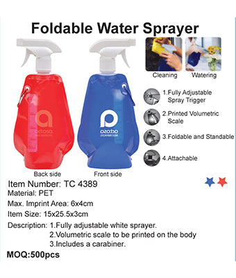 Foldable Water Sprayer - Tredan Connections