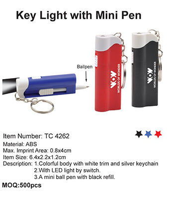Key Light With Mini Pen - Tredan Connections