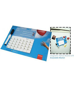 Magnetic Notice Board with Eraseable Marker - Tredan Connections