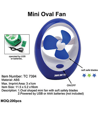Mini Oval Fan - Tredan Connections
