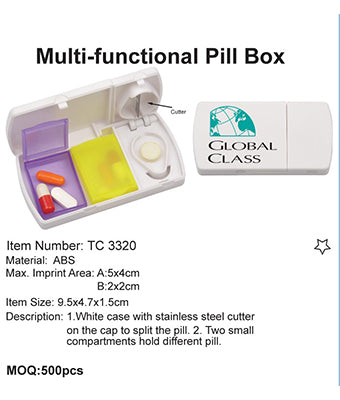 Multi-functional Pill Box - Tredan Connections