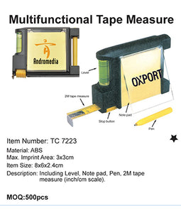 Multi-functional Tape Measure - Tredan Connections