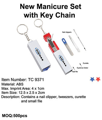 New Manicure Set with Key Chain - Tredan Connections