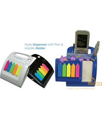 Note Dispenser with Pen & Mobile Holder - Tredan Connections