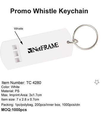 Promo Whistle Keychain - Tredan Connections