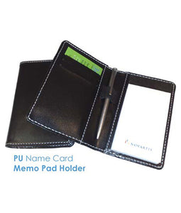 PU Name Card Memo Pad Holder - Tredan Connections