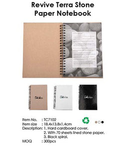 Revive Terra Stone Paper Notebook - Tredan Connections