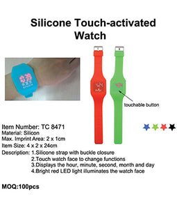 Silicone Touch-activated Watch - Tredan Connections