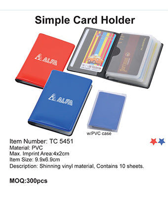 Simple Card Holder - Tredan Connections
