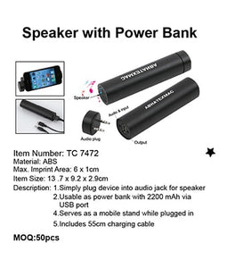Speaker with Power Bank - Tredan Connections