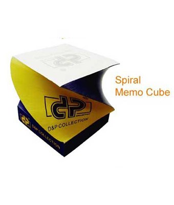 Spiral Memo Cube - Tredan Connections