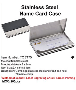 Stainless Steel Name Card Case - Tredan Connections