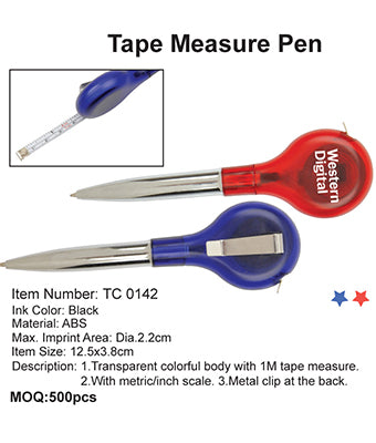 Tape Measure Pen - Tredan Connections