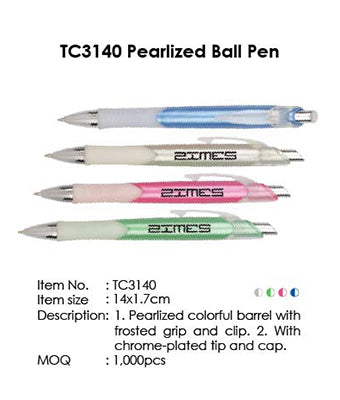 Pearlized Ball Pen TC3140 - Tredan Connections