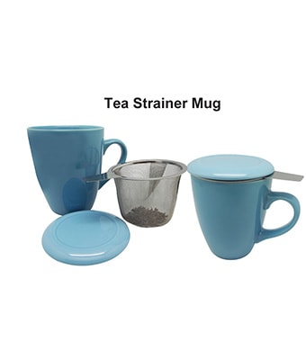 Tea Strainer Mug - Tredan Connections