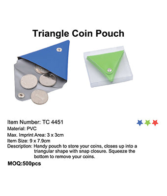 Triangle Coin Pouch - Tredan Connections
