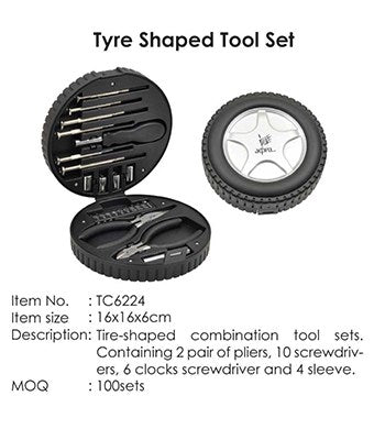 Tyre Shaped Tool Set - Tredan Connections