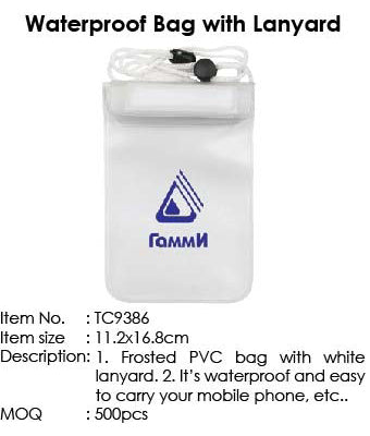 Waterproof Bag with Lanyard - Tredan Connections
